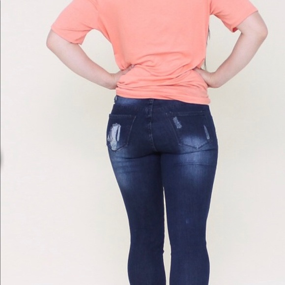 L&B brand Lace Skinny Jeans - Picture 2 of 3